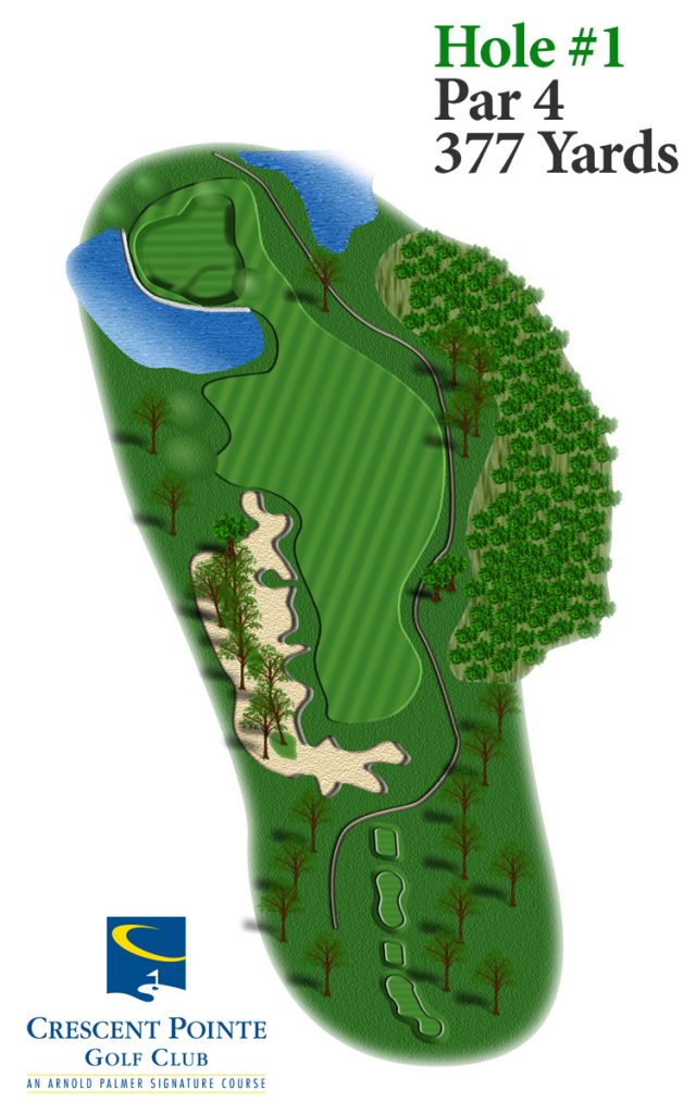 Overview of hole 1