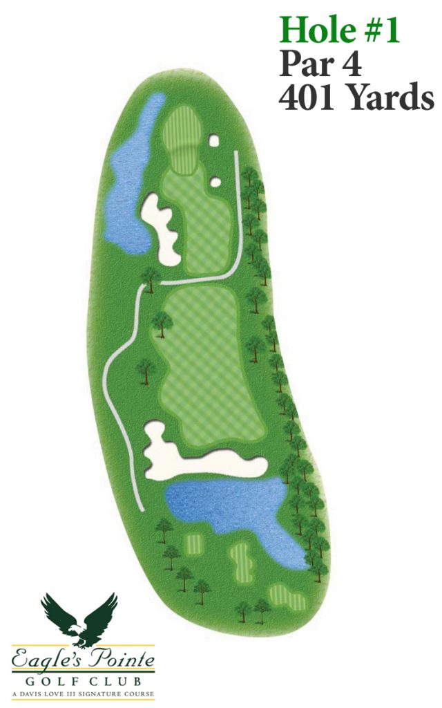 Overview of hole 1