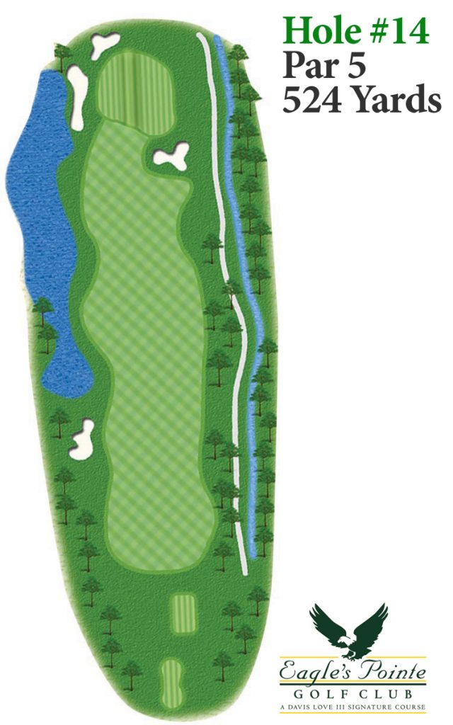 Overview of hole 14