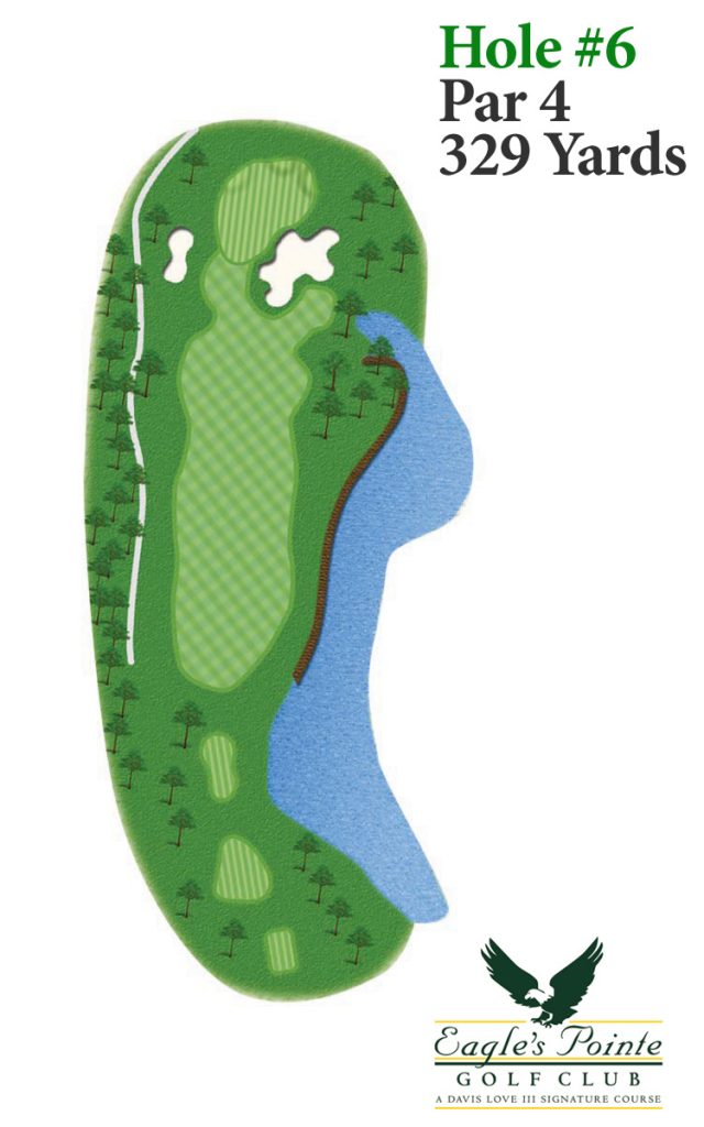 Overview of hole 6